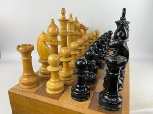 Large Wood Chess Set