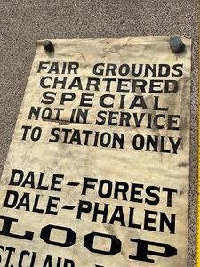 St. Paul Streetcar Trolly Street Name Sign Reel