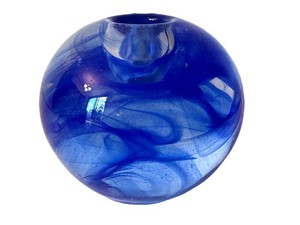 K - Glass Votive Candle Holder - Kosta Boda Blue Moon by Anna Ehrner