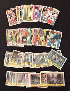 K - Vintage Football Trading Cards Mixed Lot