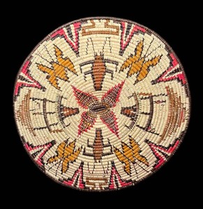 DR - Navajo Polychrome Butterfly Basket
