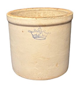 DR - Vintage Robinson Ramsbottom Stoneware Two Gallon Crock
