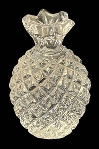 K - Crystal Pineapple Figurine by Godinger Crystal Legends