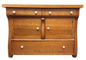 DR - Vintage Oak Buffet Empire Furniture Co.