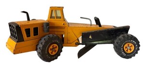 FR - Vintage Road Grader - Tonka Pressed Steel 1970S