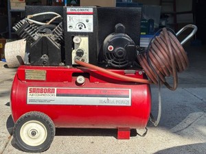 G - Air Compressor - Sanborn Magna Force Dial-O-Matic 64B100-14