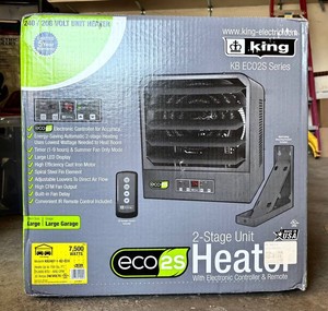 G - New in Box King KB ECO2S Series 2-Stage Unit Heater