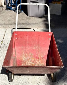 G - Garden Cart - Vintage Radio Flyer Radio Cart