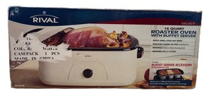 K - Roaster Oven - Rival R0162 BR 16 Quart Buffet Server New in Box