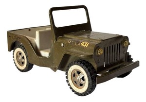 FR - Vintage Tonka Military Jeep Army Truck 1960s