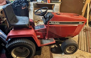 LS - Driving Mower - International Harvester Cub Cadet 682 & Agri-Fab Lawn Sweeper