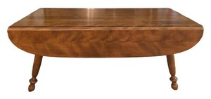 FR - Vintage Coffee Table Drop-Leaf Table