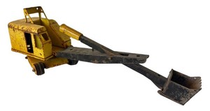 FR - Vintage Tonka Excavator Backhoe Pressed Steel