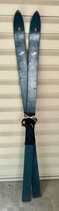 G - Vintage Wooden Skis JC Higgins Sporting Goods Decor