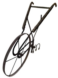 G - Vintage Garden Cultivator Single Wheel