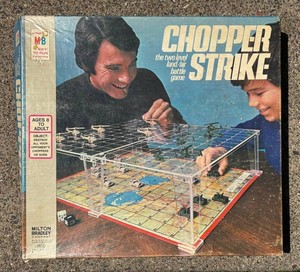 FR - Vintage Board Game Milton Bradley Chopper Strike 4612