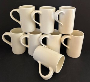 FR - Coffee Mugs - Pottery Barn Studio by Barbara Eigen Set of 8