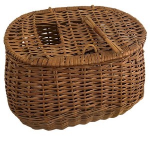 FR - Vintage Wicker Creel Basket