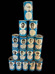 FR - Vintage RC Cola Collectors Series Baseball Cans (Lot of 18)
