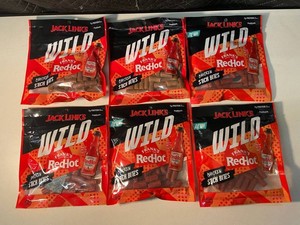 AS 1 - Jack Links Wild Franks RedHot Chicken Stick Bites (Lot of 6)