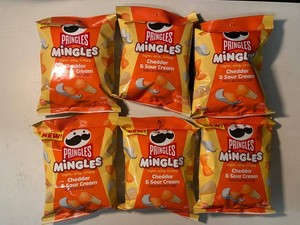 WV 4 - Pringles Mingles Cheddar & Sour Cream Snack Bags (Lot of 6)
