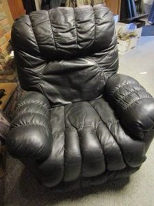 Leather rocker recliner by Best Cha...