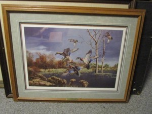 Autumn Haven by David Maass, framed...