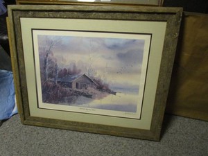 The Old Hunting Shack by Les Kouba,...