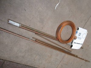 Copper pipe soft 38 small coil &...
