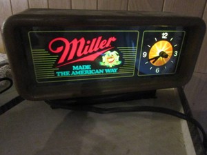 Miller indoor lighted sign...
