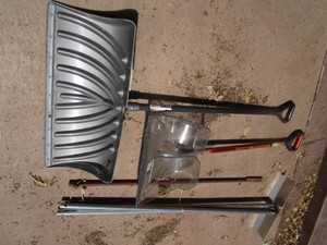 Snow shovels, roof rakes...