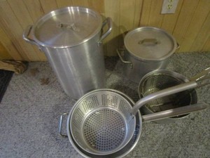 Turkey  fish fryer kettles & fry b...
