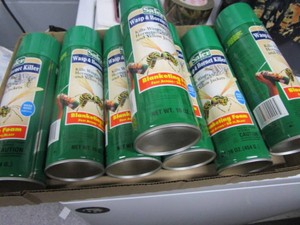Wasp & hornet spray, seven 16oz can...