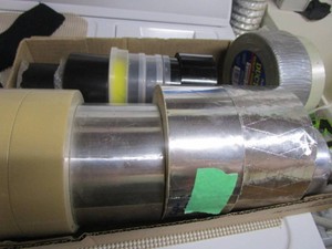 Tape aluminum, duct, electrical...
