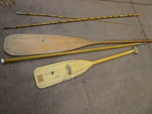 Canoe paddles - one Beaver brand, o...