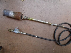 Weed burner wand...
