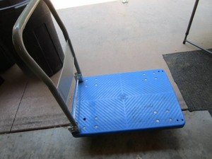 Platform hand truck with foldable h...