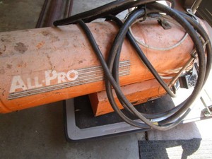 All Pro construction heater, LP, 15...