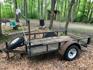 1996 Utility trailer, 5ft x 8ft bed...