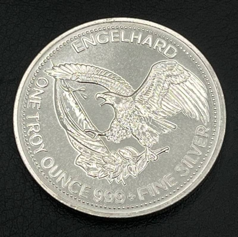 1985 Engelhard American Prospector 1 oz. Silver Round (.999 Fine