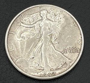 1942-D Walking Liberty Half Dollar (90% Silver)