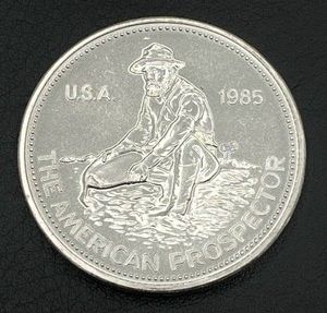 1985 Engelhard American Prospector 1 oz. Silver Round (.999 Fine Silver)