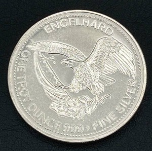1985 Engelhard American Prospector 1 oz. Silver Round (.999 Fine Silver)