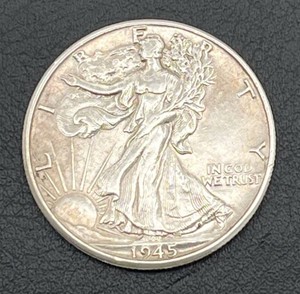 1945-D Walking Liberty Half Dollar (90% Silver)