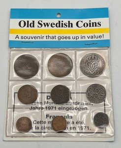 Old Swedish Coins (Sealed)