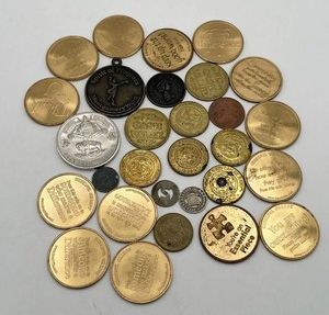 Collectible Tokens and Coins including 1971 South Dakota Souvenir Dollar
