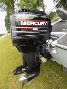 1995 Alumacraft Phantom F/S, Mercury 150hp, Shorlander roller trailer (Remarkably clean boat)