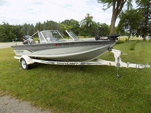 1995 Alumacraft Phantom F/S, Mercury 150hp, Shorlander roller trailer (Remarkably clean boat)