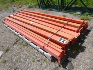 22 Pallet Racking 9 Beams (Teardrop)