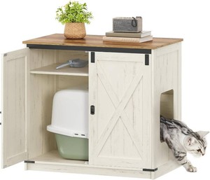 Hzuaneri Cat Litter Box Enclosure CB85414X